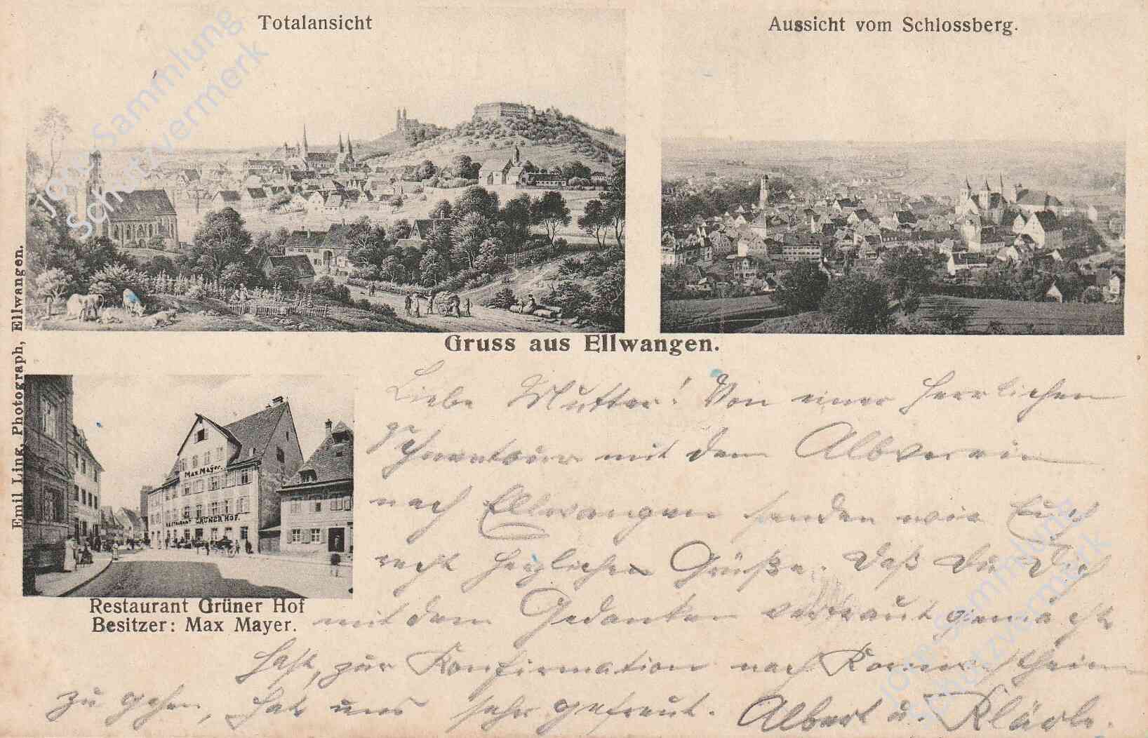 Eine Anischitskarte